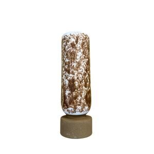 CB2 Descano Brown and White MCM Inspired Vase